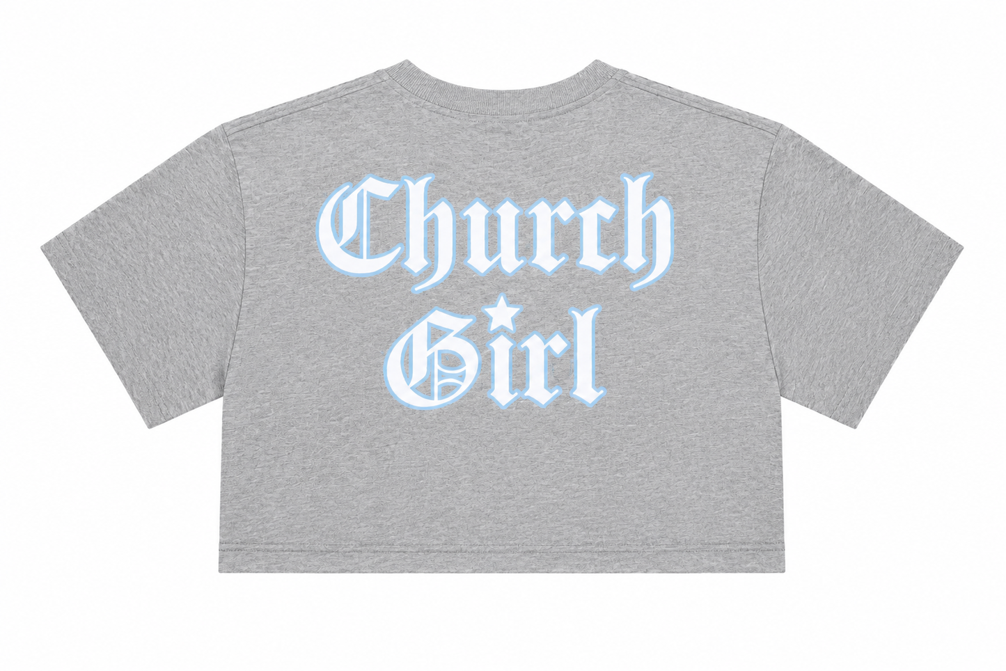 Church Girl “God Gotchu” Waist Crop Tee