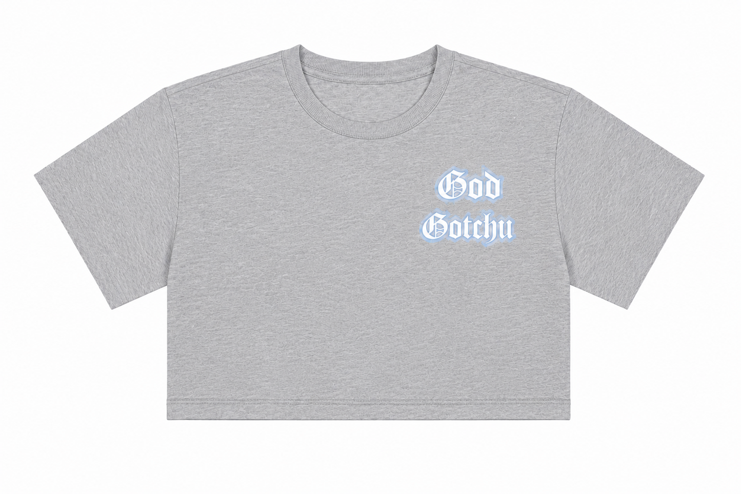 Church Girl “God Gotchu” Waist Crop Tee