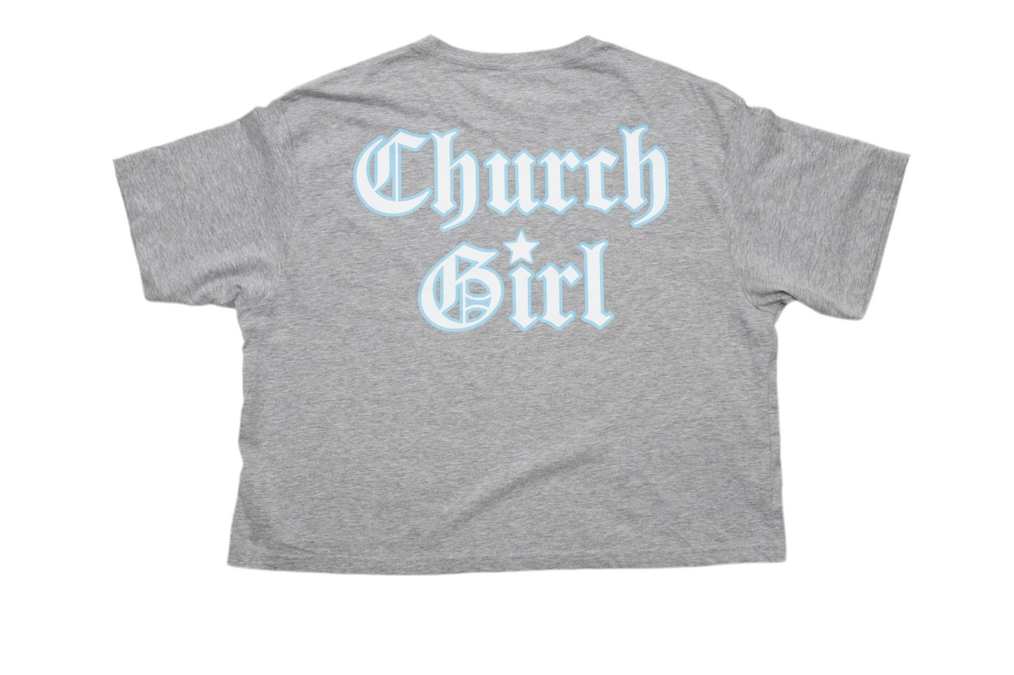 Church Girl “God Gotchu” Waist Crop Tee