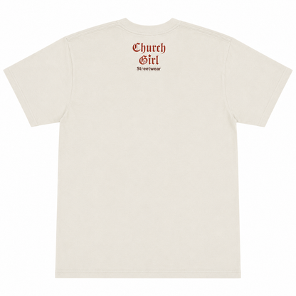 Church Girl Streetwear Cream Tee