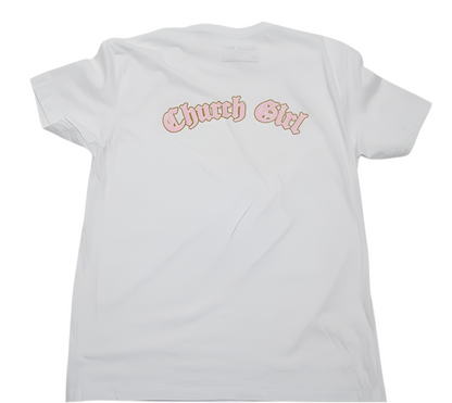 Women’s Church Girl “God Gotchu” White Tee