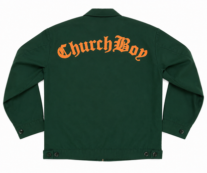 Spruce Green Church Boy “Workman” Jacket